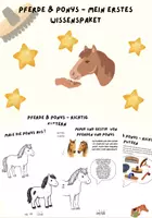 Vorschau - Arbeitsblätter - Pferde & Ponys - Mein erstes Wissenspaket - Deckblatt
