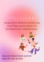Vorschau - Präsentationen/Tafelbilder - Speed Dating - Reflexionmethode Präsentationsform im Kunstunterricht - Deckblatt