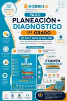 Vista previa - Unidades / Secuencias / Situaciones de Aprendizaje - Pack 1.º Grado: Planeación Trimestral + Examen Diagnóstico 2026–2027 - Portada