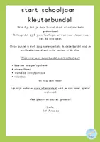Voorbeeld - Gratis Start Schooljaar Bundel Kleuters | Werkbladen Groep 1/2 - Pagina 2