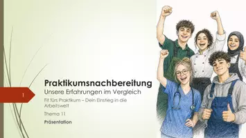 Vorschau - Spiele - Praktikumsnachbereitung & Reflexion – Schülerpraktikum Klasse 8 9 10 - Seite 1