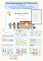 Vorschau - Arbeitsblätter - Das kann ich! - Heftchen zur Schuleingangsdiagnostik Mathe - Deckblatt