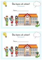 Vorschau - Arbeitsblätter - Das kann ich! - Heftchen zur Schuleingangsdiagnostik Mathe - Seite 1