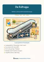 Vorschau - Arbeitsblätter - Die Rolltreppe – Lesespurgeschichte mit Rätselaufgaben (Klasse 8) - Seite 2