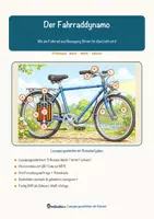 Vorschau - Arbeitsblätter - Der Fahrraddynamo – Lesespurgeschichte mit Rätselaufgaben (Klasse 8) - Seite 1
