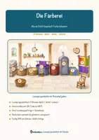 Vorschau - Arbeitsblätter - Die Färberei – Lesespurgeschichte mit Rätselaufgaben (Klasse 8) - Seite 2
