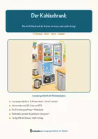 Vorschau - Arbeitsblätter - Der Kühlschrank – Lesespurgeschichte mit Rätselaufgaben (Klasse 8) - Seite 1