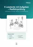 Vorschau - Arbeitsblätter - Sicher unterwegs | 25 Lesetexte mit 200 Aufgaben & Lösungen – Leseverständnis Klasse 3–4 - Seite 1