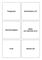 Vorschau - Spiele - Physik-Merkspiel – Physikalische Größen & Einheiten | 24 Kärtchen - Seite 2