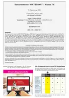Vorschau - Arbeitsblätter - Stationenlernen Wirtschaft Klasse 7-8 | Markt, Geld, Werbung, Verbraucherschutz, Wirtschaftskreislauf, Preisbildung | Betriebswirtschaft Volkswirtschaft Haushalt als Wirtschaftseinheit | differenzierte Arbeitsblätter mit Lösungen - Seite 1