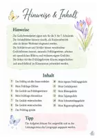 Vorschau - Arbeitsblätter - Gedichtewerkstatt Frühling – kreative Gedichte schreiben und gestalten - Seite 1