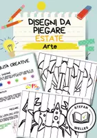 anteprima - Materiale per pittura e bricolage - Disegni da piegare – Estate - Arte - Pagina di copertina
