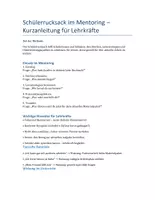 Vorschau - Anderer Materialtyp - Schülerrucksack/ Ressourcen aktivieren! - Seite 1