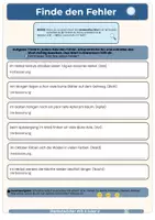 Vorschau - Unterrichtsreihen - Herbstwörter Finde den Fehler Rechtschreibung ä e 3fach differenziert Klasse 3-6 - Seite 3