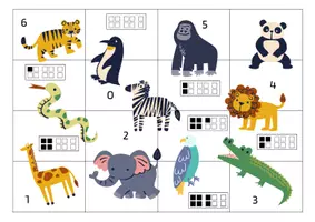 Voorbeeld - puzzel getalbeelden - Pagina 1