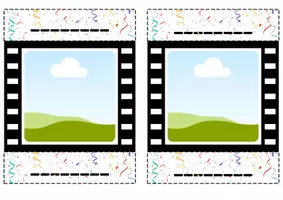 Vorschau - Mal- und Bastelvorlagen - Geburtstagskalender Filmstar - Seite 2