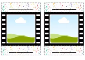 Vorschau - Mal- und Bastelvorlagen - Geburtstagskalender Filmstar - Seite 3