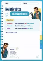 Vorschau - Arbeitsblätter - Präpositionen in Relativsätzen - A2-B2 - DaF DaZ - Seite 2
