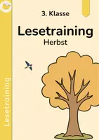 Vorschau - Arbeitsblätter - Lesetraining 3. Klasse: Herbst – 8 Texte + Aufgaben - Deckblatt