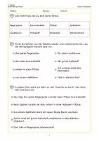 Vorschau - Arbeitsblätter - Lesetraining 3. Klasse: Herbst – 8 Texte + Aufgaben - Seite 1