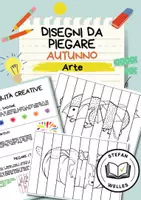 anteprima - Materiale per pittura e bricolage - Disegni da piegare – Halloween - Arte - Pagina di copertina