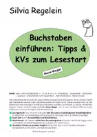 Vorschau - Unterrichtsreihen - Buchstaben einführen: Tipps & KVs zum Lesestart - Deckblatt