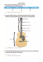 Vorschau - Klassenarbeiten - „Saiteninstrumente - Gitarre, Geige & Country-Musik" (Differenzierte Schriftliche Prüfung mit Lösung) - Seite 3