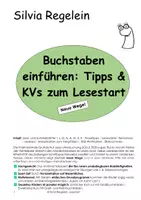 Vorschau - Arbeitsblätter - Silben lesen, aus: Buchstaben einführen: Tipps & KVs - Deckblatt