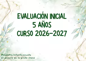Vista previa - Evaluación - Evaluación 5 años - Portada