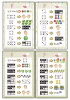 Vorschau - Spiele - Zahldarstellung Mengendarstellung Partnerspiel (Freiarbeit) - Seite 3