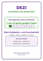 Vorschau - Arbeitsblätter - Dezi - Forscherheft zu dm, dg, dt und dl - Deckblatt
