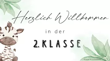 Vorschau - Poster - Digitale Tafel_Willkommen (Zebra-Set) - Seite 1