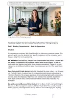 Vorschau - Unterrichtsreihen - Englisch im Beruf: How to Introduce Yourself and Your Training Company - Deckblatt
