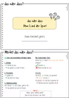 Vorschau - Arbeitsblätter - Das oder dass? Kreatives Materialpaket mit Übungsheft, Laufdiktat & Spielen | 5 Materialien inkl. Lösung | Deutsch | Klasse 6 und 7 - Seite 2