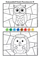 Vorschau - Arbeitsblätter - Herbst: Mathe 1.-4. Klasse (zwei motivierende Formate) - Seite 3