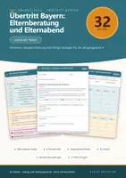 Vorschau - Lehrpläne/Lehrermaterial - Übertritt Bayern: Elternberatung und Elternabend - Deckblatt