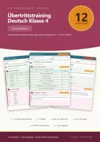 Vorschau - Arbeitsblätter - Übertrittstraining Deutsch Klasse 4 - Deckblatt