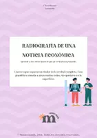 Vista previa - Unidades / Secuencias / Situaciones de Aprendizaje - Radiografía de una noticia económica - Portada