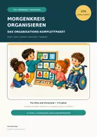 Vorschau - Anderer Materialtyp - Morgenkreis-Organisationspaket Kita | 276 Karten & Elemente für Organisation - Deckblatt