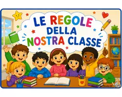 anteprima - Materiale di supporto/inclusione - Cartellone delle regole in classe - Pagina di copertina