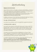 Vorschau - Unterrichtsreihen - Wörtliche Rede mit nachgestelltem Begleitsatz (3-fach differenziert) - Seite 1