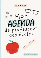Aperçu - Outils du professeur - Agenda Professeur des Écoles 2026-2027 | PDF & Canva Éditable - Page de couverture