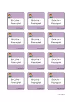 Vorschau - Spiele - Brüche – Paarspiel: Unechte Brüche und gemischte Zahlen | Klasse 5/6 - Seite 3