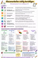 Vorschau - Arbeitsblätter - Klassenarbeiten berichtigen / Berichtigung / Klassenarbeitsberichtigung - Seite 1