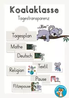 Vorschau - Arbeitsblätter - Koalaklasse Materialpaket wachsend Classroom Management - Seite 1