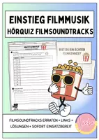 Vorschau - Arbeitsblätter - Filmmusik - komplette Unterrichtseinheit (Materialpaket) - Seite 1