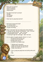 Voorbeeld - Begrijpend Lezen - Avonturen in de dierentuin (groep 4) - Pagina 3