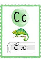 Vorschau - Poster - Anlautblock Schreibschrift Merkplakate Aushang Anlautbilder pastell - Seite 3