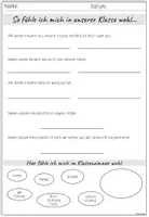 Vorschau - Arbeitsblätter - Soziogramm Sitzplan - Seite 1
