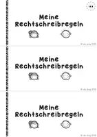 Vorschau - Merkblätter - Meine Rechtschreibregeln - Eine Zusammenfassung für die 5., 6. und 7. Klasse - Seite 1